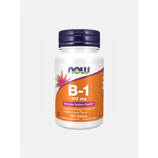 Vitamin B1 100mg  100 COMPRIMIDOS – NOW