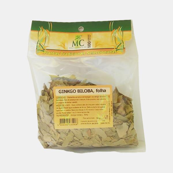 Ginkgo Biloba, Folha 50g planta chá
