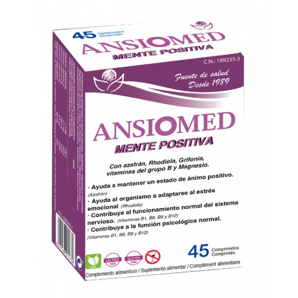 Ansiomed Mente Positiva 45 comprimidos Bioserum