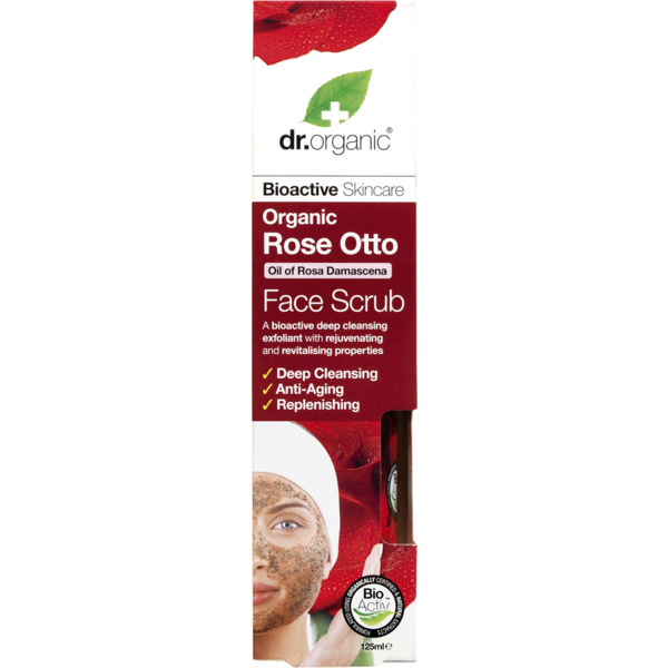 Exfoliante Facial Rosa Damascena 125ml Bio Dr. Organic