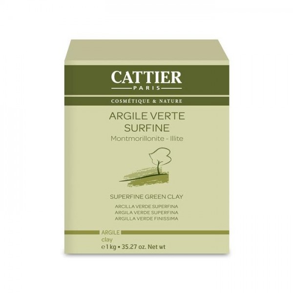 Argila Verde Superfina 1kg Cattier