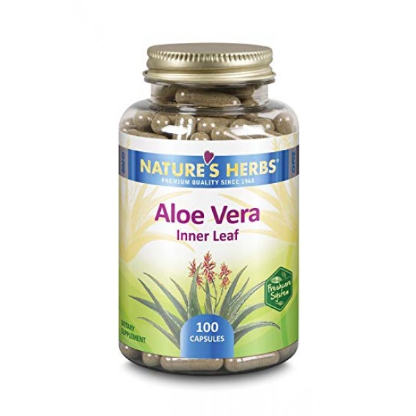Aloe Vera Inner Leaf 100 cápsulas Nature's Herbs