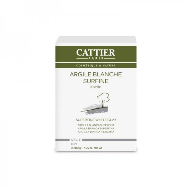 Argila Branca Superfina 200g Cattier