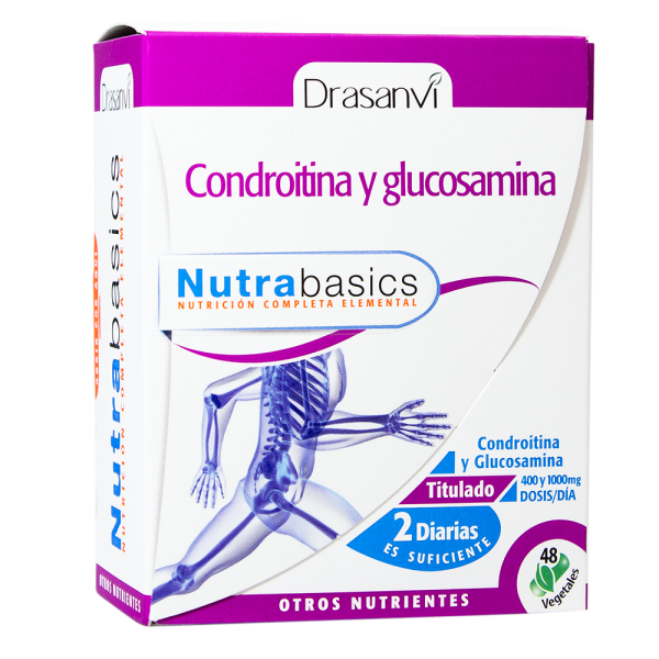 Condroitina e Glucosamina 48 cápsulas Nutrabasics
