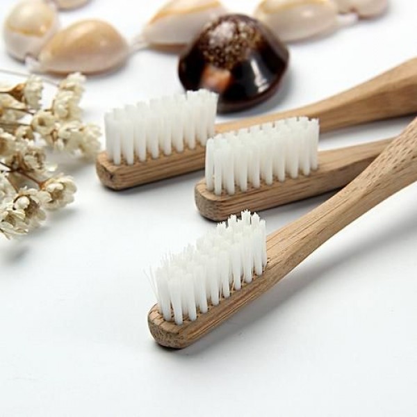 Escova de Dentes de Bambú Suave p/ Adulto Super White