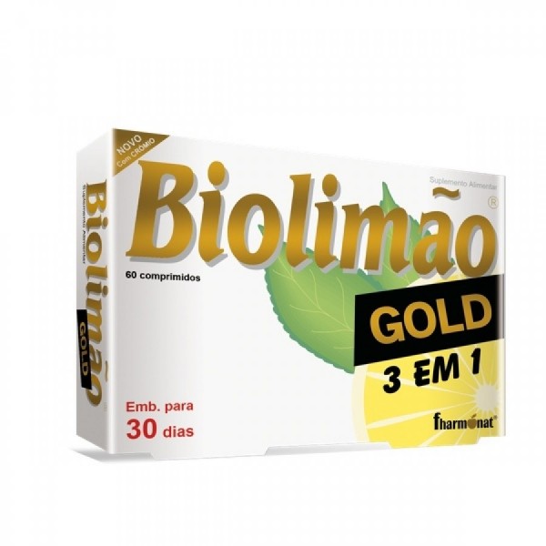 Biolimão Gold 3 em 60 comprimidos Gold