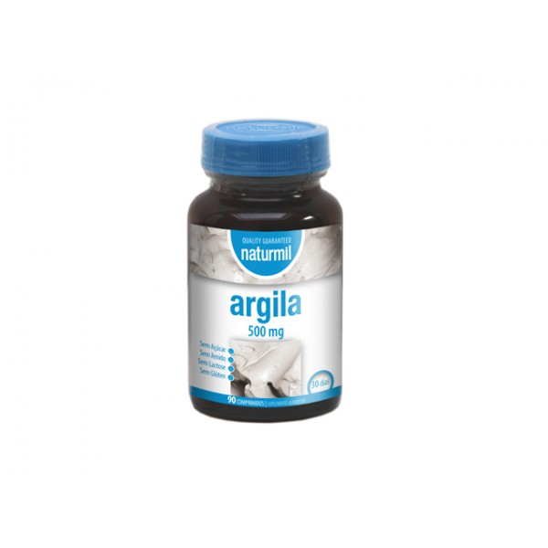Argila 500mg 90 comprimidos Naturmil
