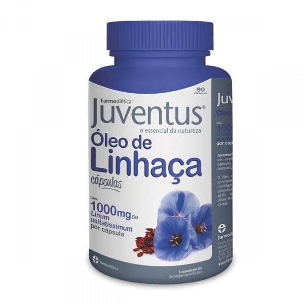 Óleo de Linhaça 1000 mg 90 cápsulas Juventus