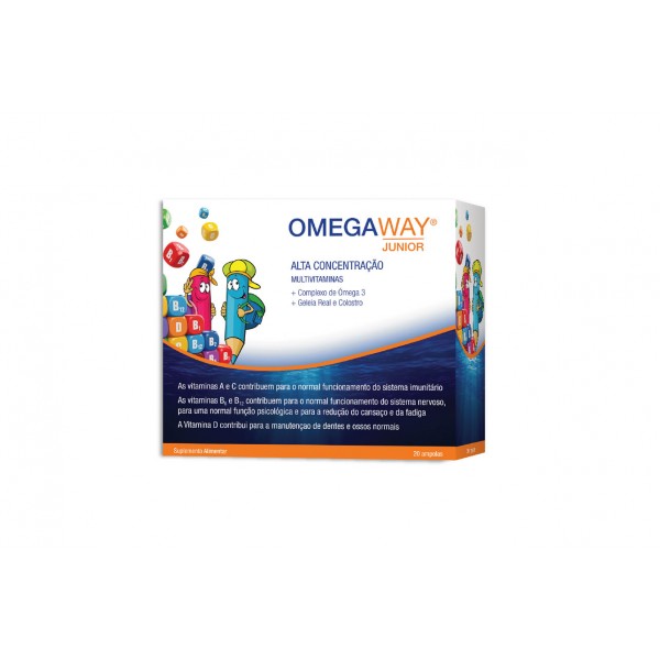 Omegaway Junior 20 ampolas