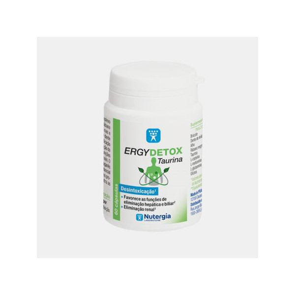 Ergydetox Taurina - 60 cápsulas