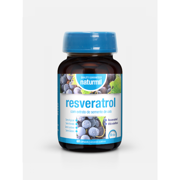 Resveratrol 400mg 60 cápsulas Naturmil