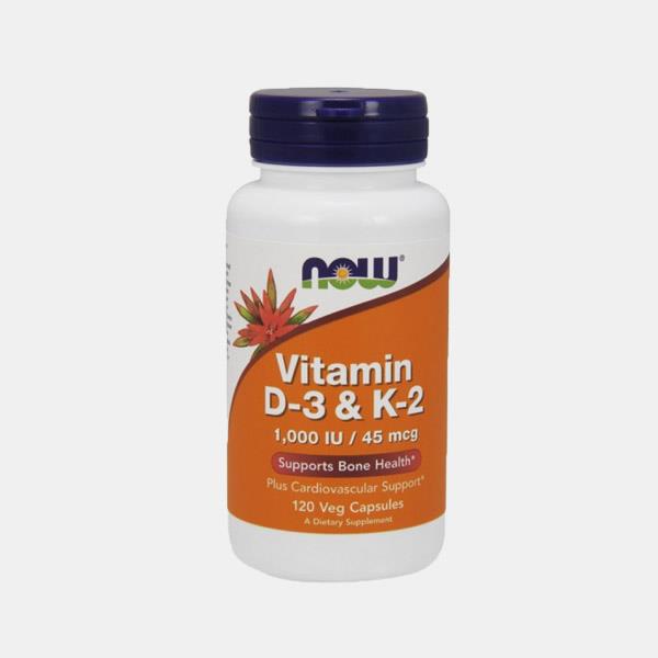 Vitamina D3 & K2 1000iu/45mcg Now